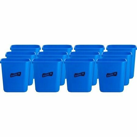 BSC PREFERRED WASTEBASKET, RECYCLE, 28 QT, 12PK GJO57257CT